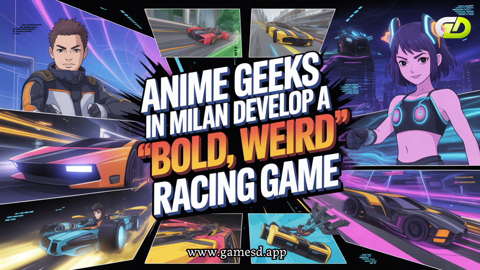 Anime geeks in Milan have developed a bold, weird new racing game