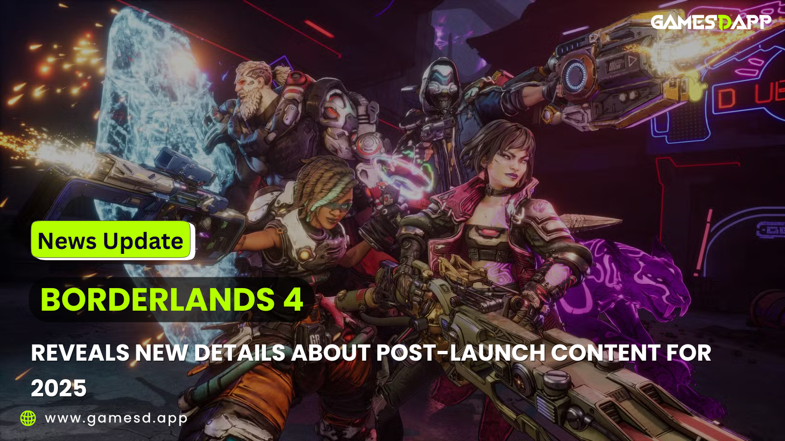 Borderlands 4 Reveals New Details About Post-Launch Content for 2025