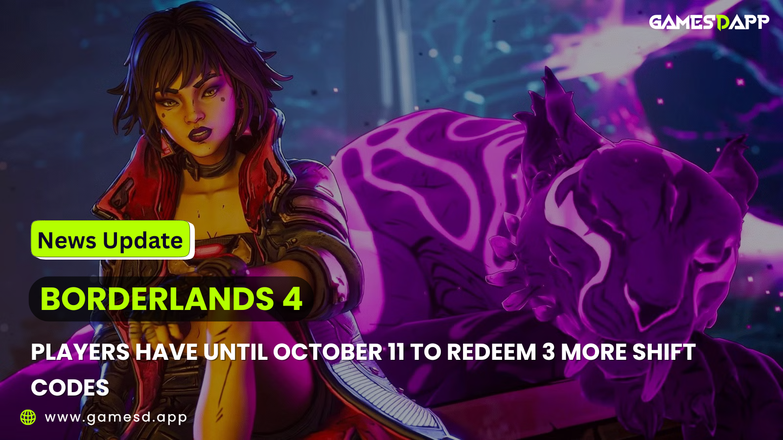 Borderlands 4 Players Have Until October 11 to Redeem 3 More Shift Codes