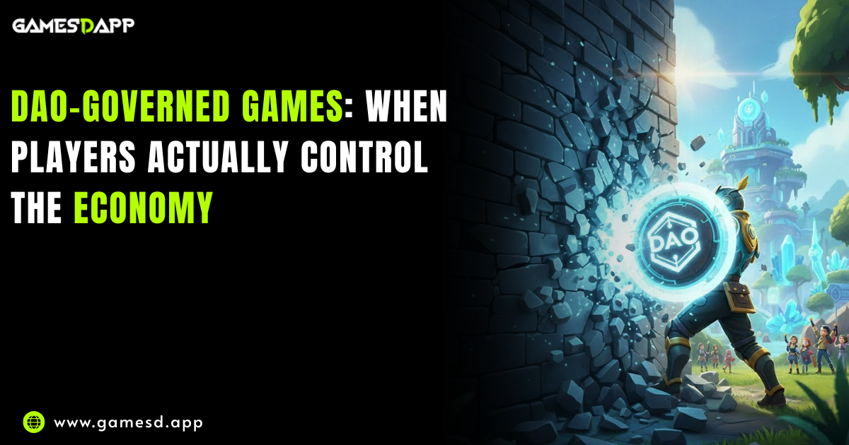 DAO-Governed Games: When Players Actually Control the Economy