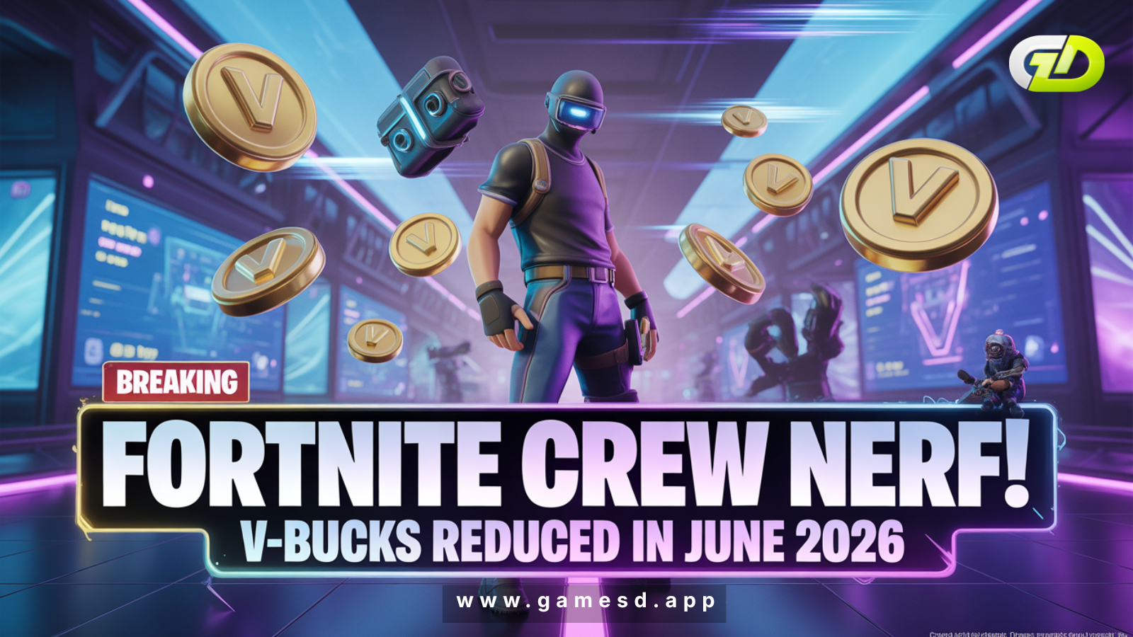 Fortnite Crew Subscription to Offer Fewer V-Bucks Starting June 2026