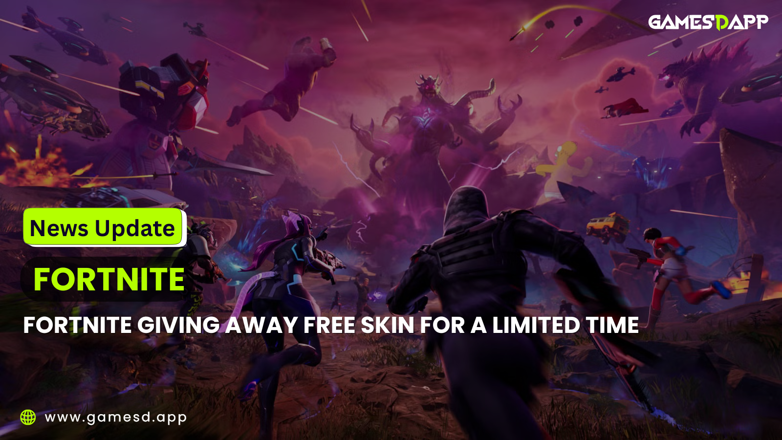 Fortnite Giving Away Free Skin for a Limited Time