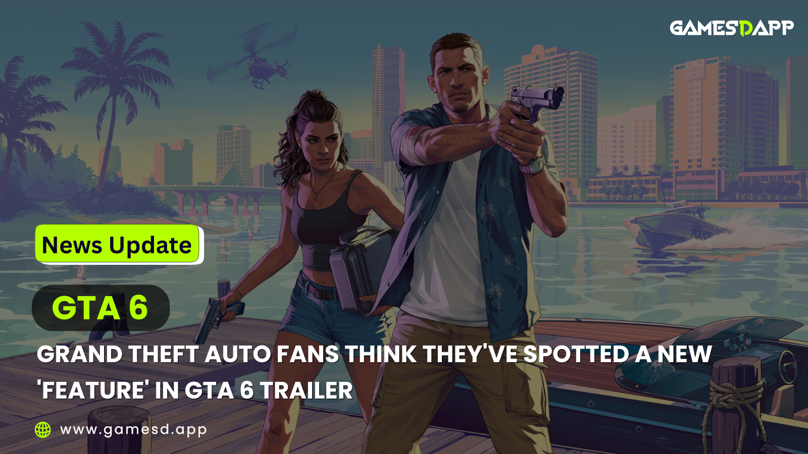 Grand Theft Auto Fans Think They've Spotted a New 'Feature' in GTA 6 Trailer