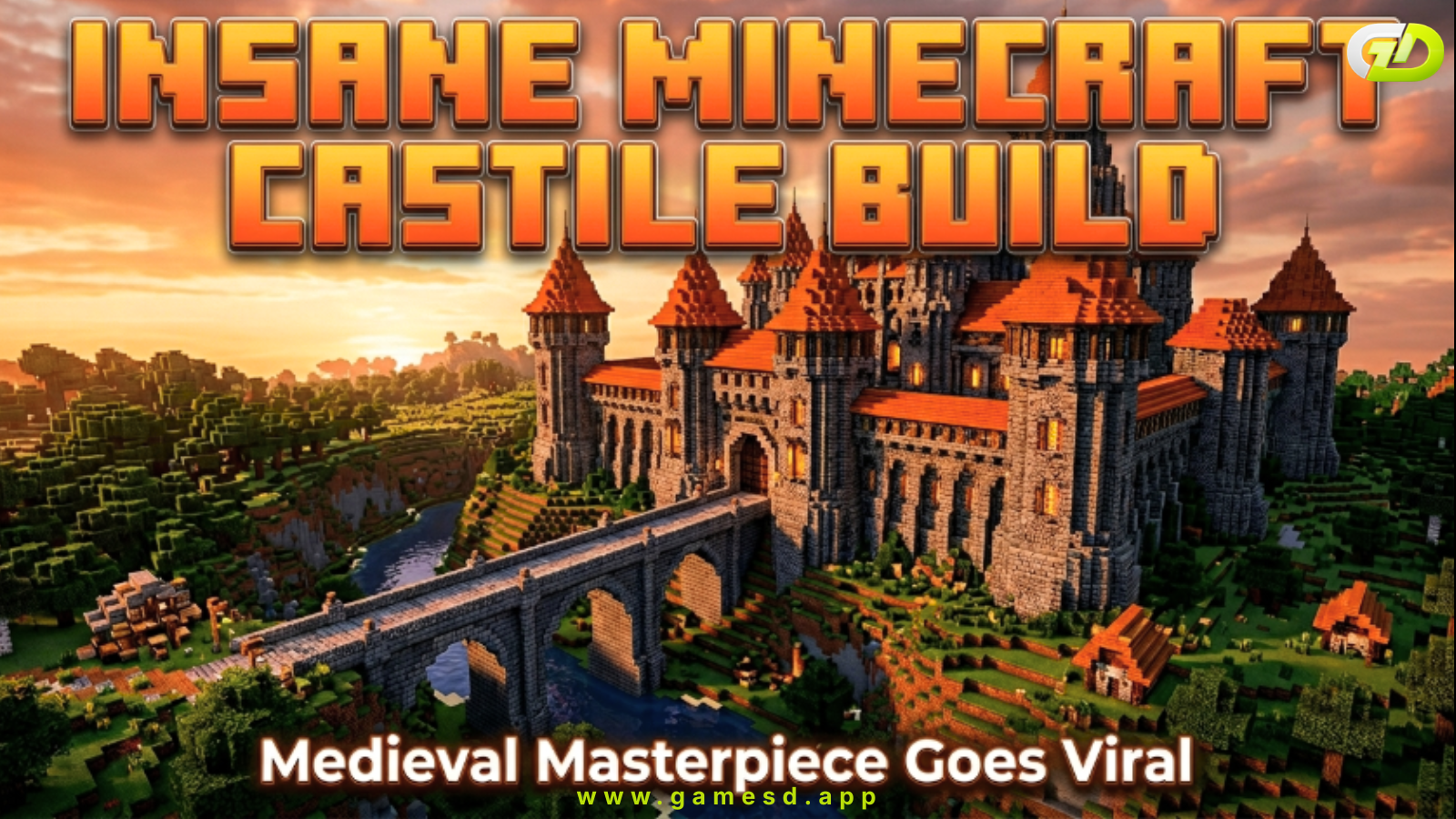 Minecraft Player Builds Incredible Castle in the Game