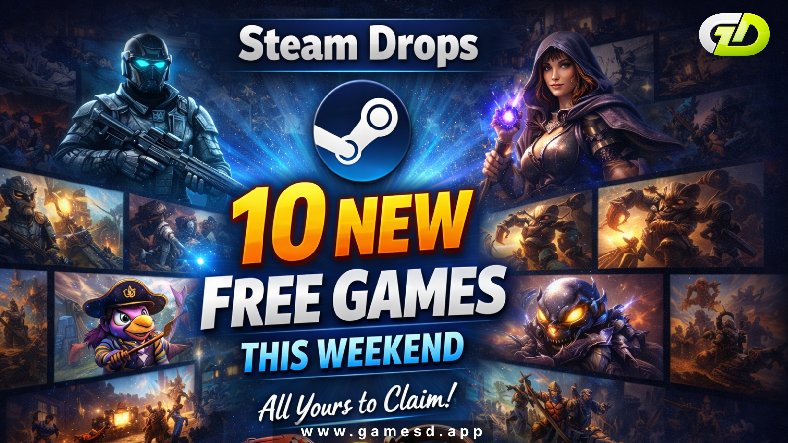 Steam Drops 10 New Free Games This Weekend, All Yours