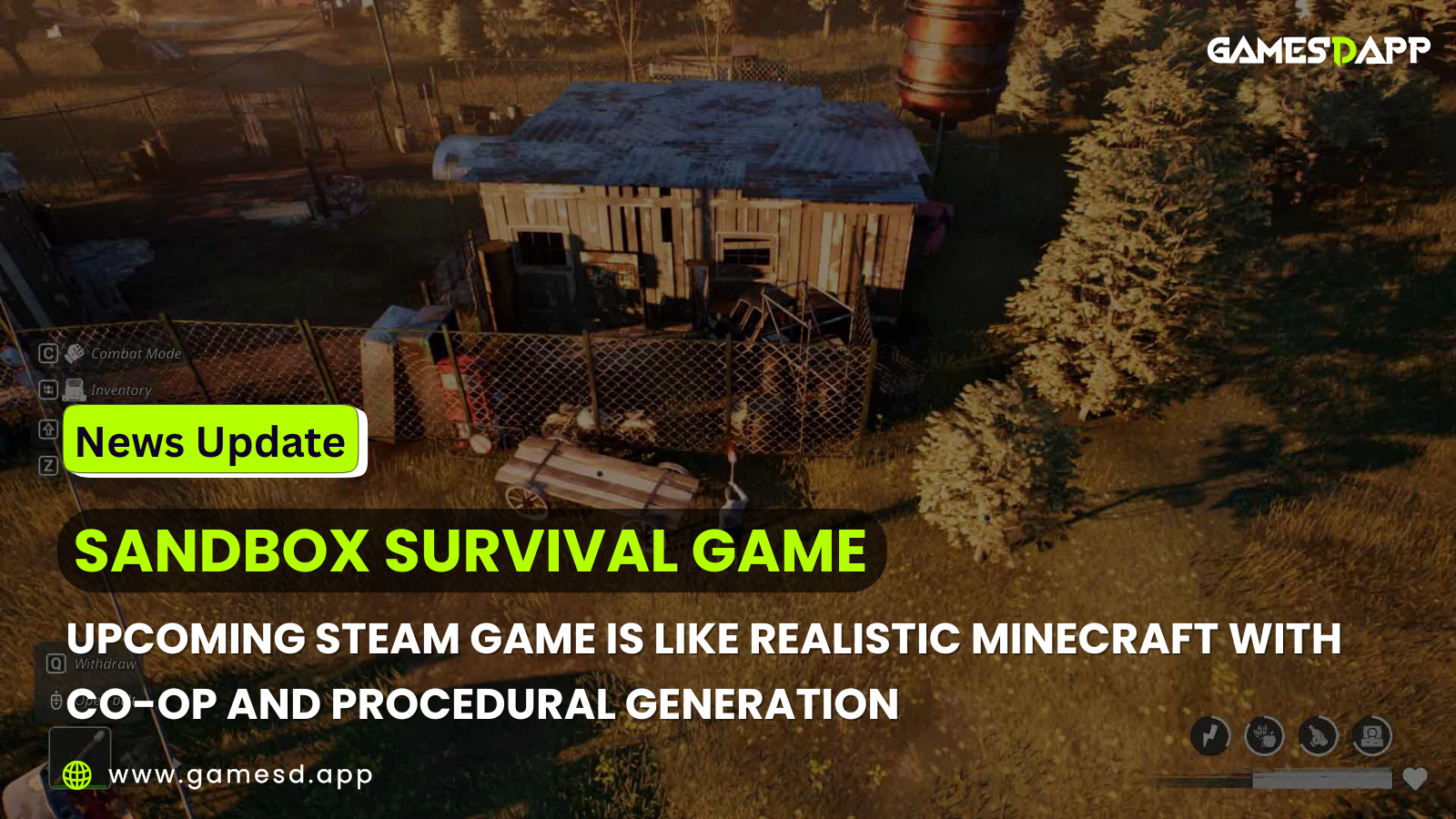 Upcoming Steam Game Is Like Realistic Minecraft with Co-Op and Procedural Generation