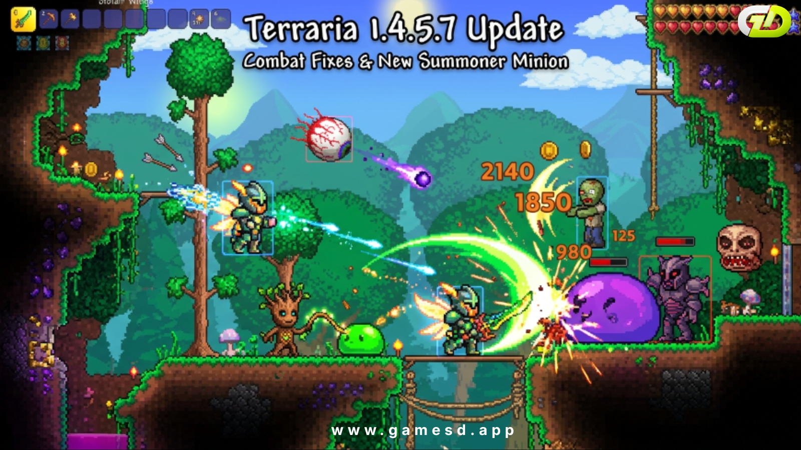 Terraria's Latest Update Tackles the Game's Most Broken Combat Mechanics