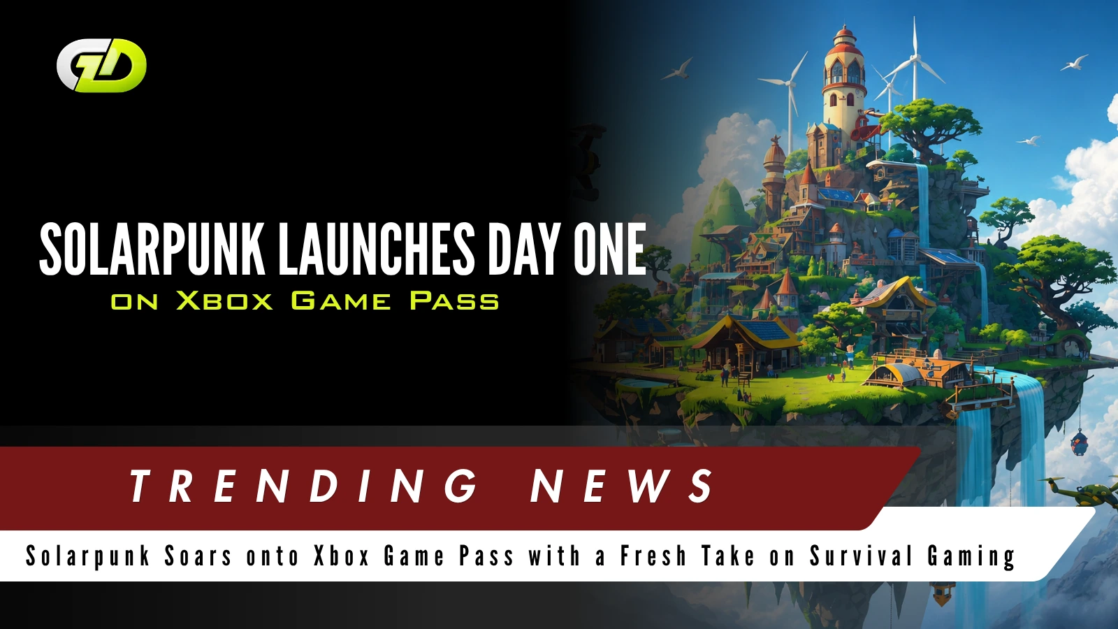 Solarpunk Launches Day One on Xbox Game Pass